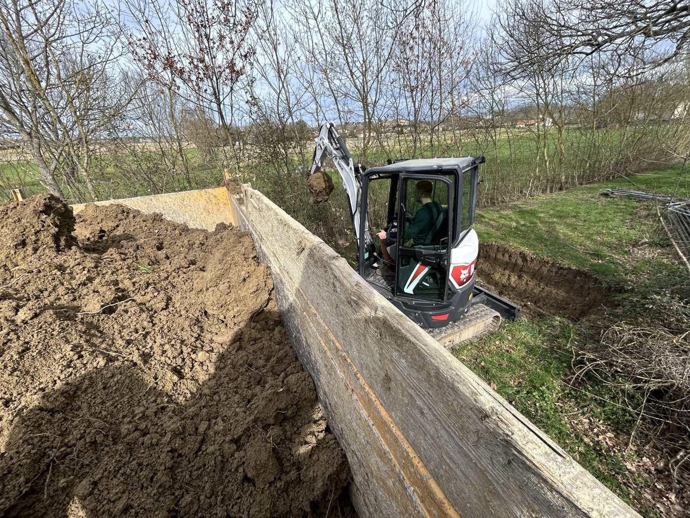 Fouilles en tranchée AlboTP